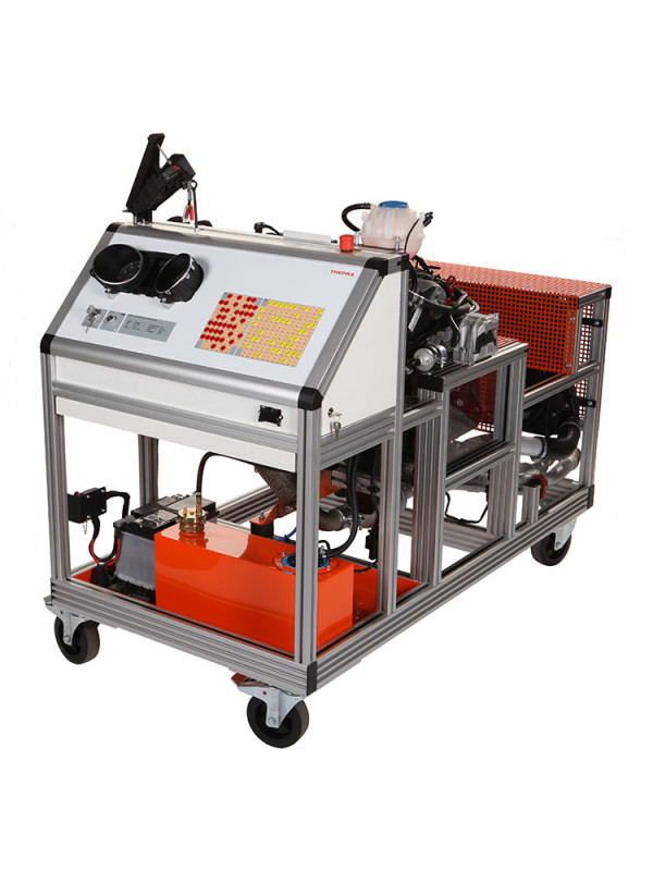 THEPRA Opleidingsmotor VW op rijdbaar aluminiumframe