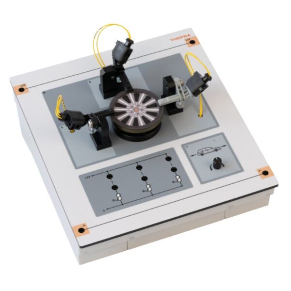 THEPRA Wielsnelheidsensoren Practicum-Trainer MRE vooraanzicht