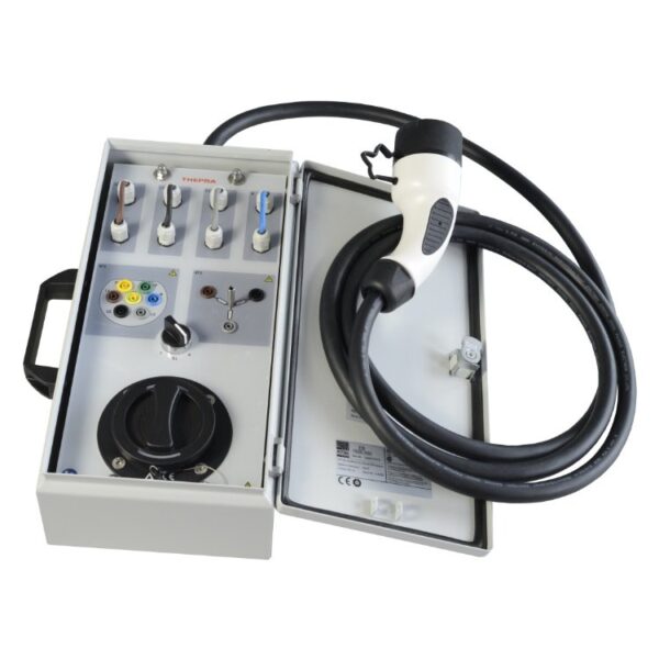 THEPRA Voertuig-Laad-Testadapter vooraanzicht